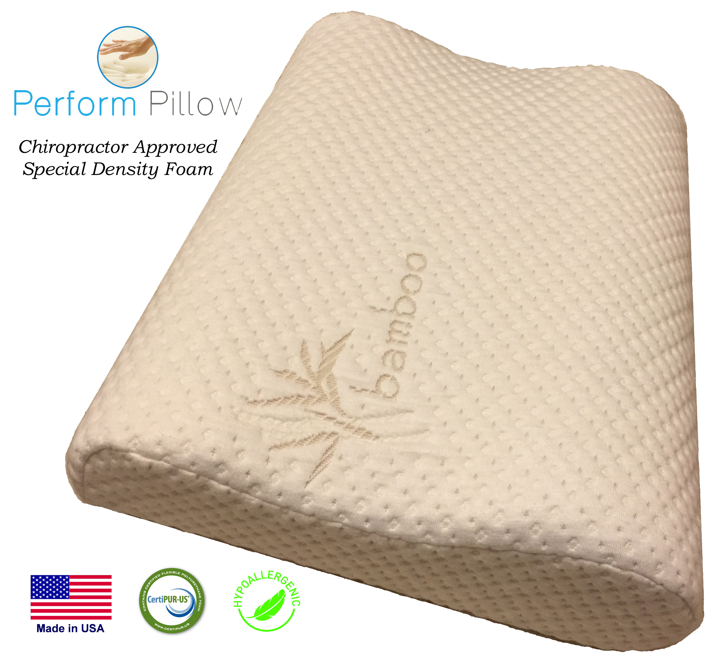 Low profile neck store pillow